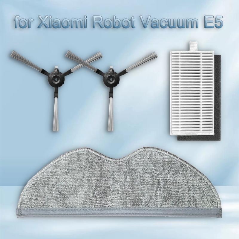 Suitable For Xiaomi Robot Vacuum Cleaner E5 C108 Cleaner Replacement Accessories HEPA Filter Side Brush Mop