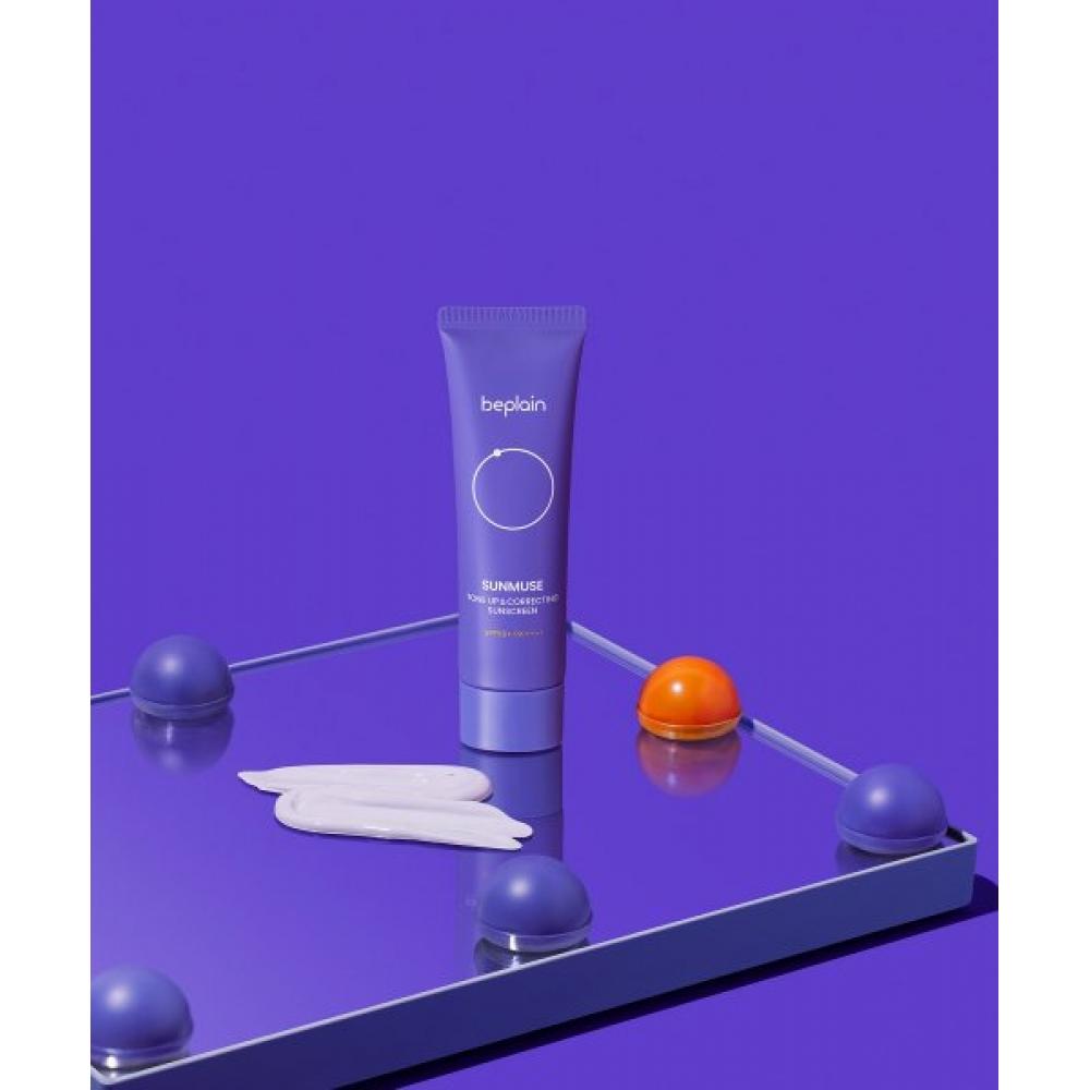 Beplain Sunmuse Tone Up   Correcting Suncream 50ml  Spf50+ Pa++++ 