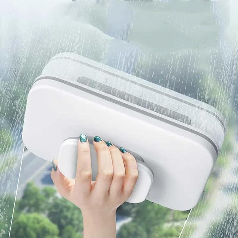 Magnetic Window Cleaner 3-10mm Double Side Window Wiper Glass Cleaner Brush for Washing Windows Outside Household Cleaning Tool