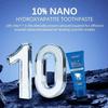 10% Nano-Hydroxylapatit Zahnpasta, Fluoridfreie Zahnpasta für empfindliche Zähne, Natürliche remineralisierende Aufhellungszahnpasta für Erwachsene