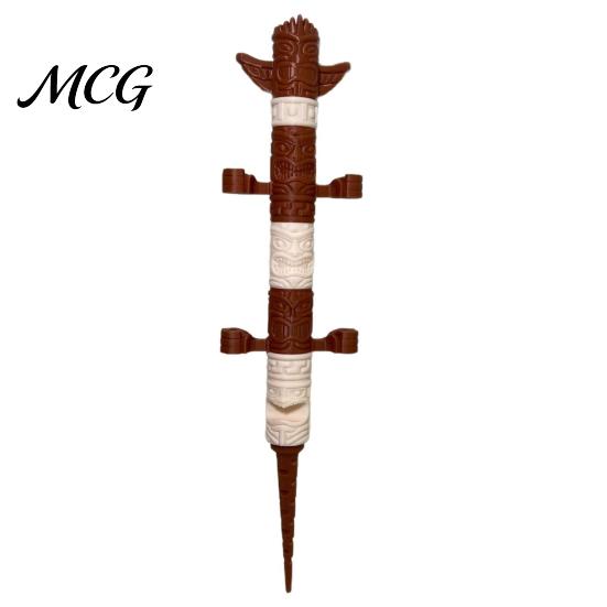Plant Climbing Support Pole Tiki Support, Multi-Section Adjustable Stake with Stable Stem Holders, Pothos for Indoor Outdoor Potted Plants Desktop 1pc