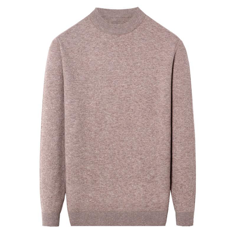 Brand 2025 Cashmere Round Neck Sweater: High-End, Simple, Versatile, Skin-Friendly Knitwear for Autumn/Winter