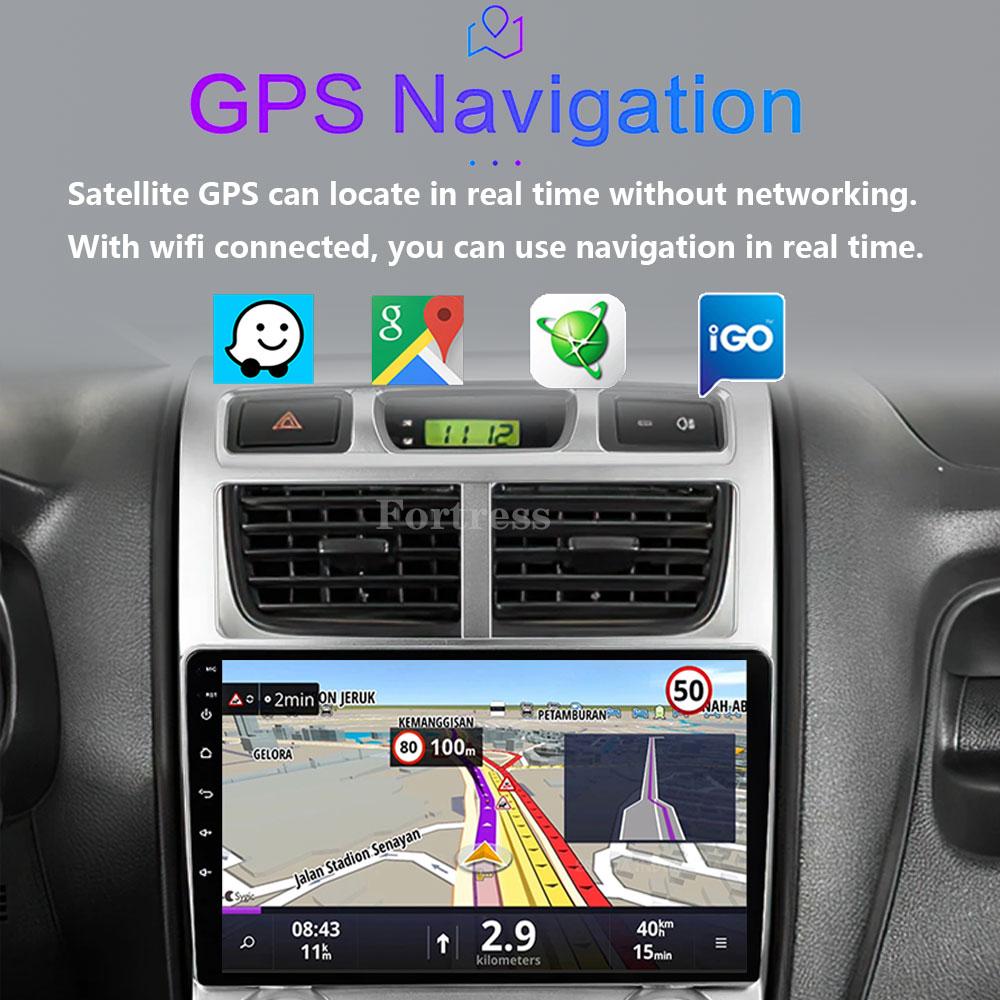 Fortress  Android 10 Car Radio For Kia Sportage 2 2004 2005 2006 2007-2010 Android Auto Multimedia Player Stereo BT 2din DVD HU