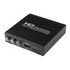 YUNZUO HDMI to AV Converter Adapter with L/R Channel Auto Scaler NTSC PAL 1080P 720P Switch Button Convertidor hdmi a Rca
