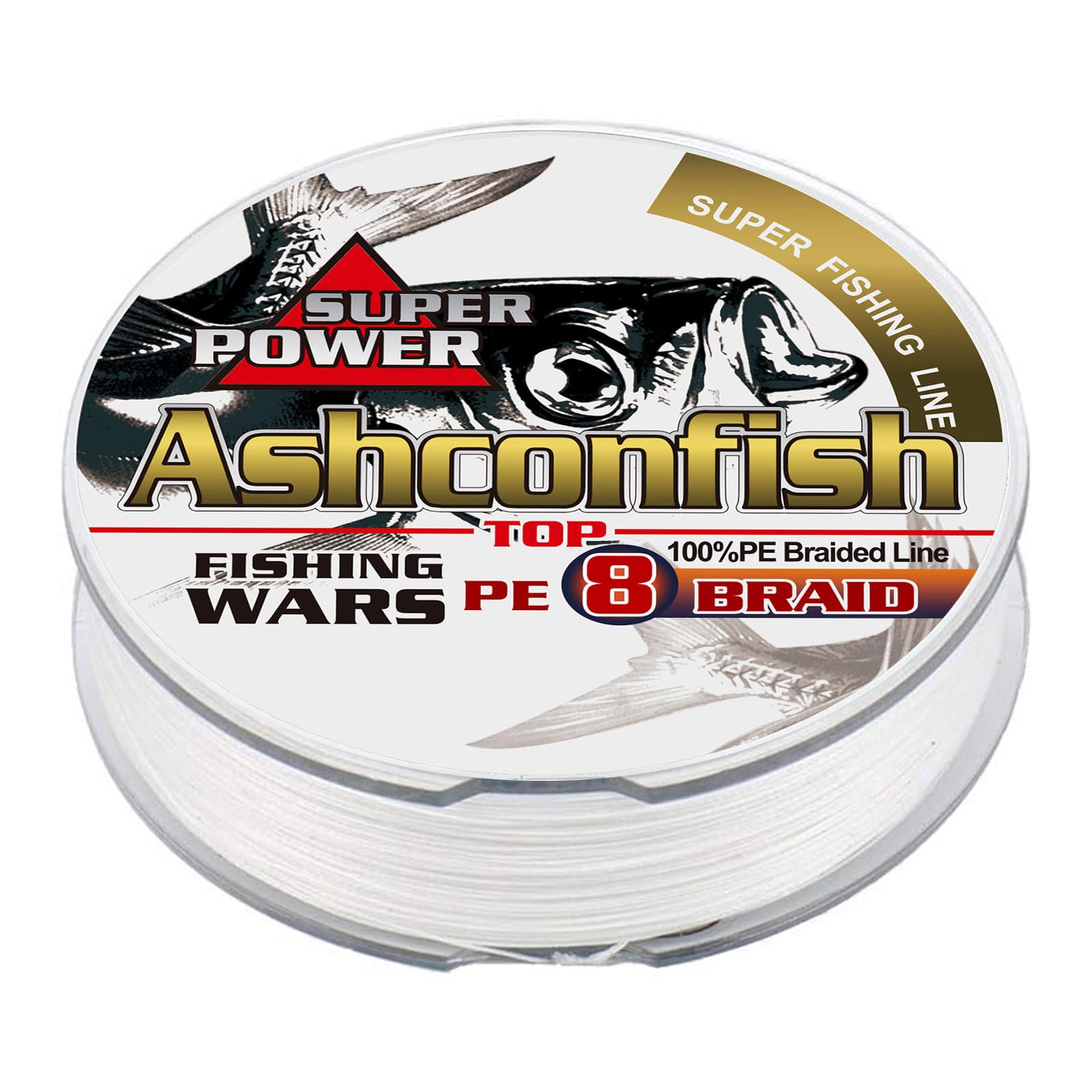 Ashconfish 8 Strand PE Line Fishing Line Fishing Type PE No. 4-100M-70LB/31.75KG
