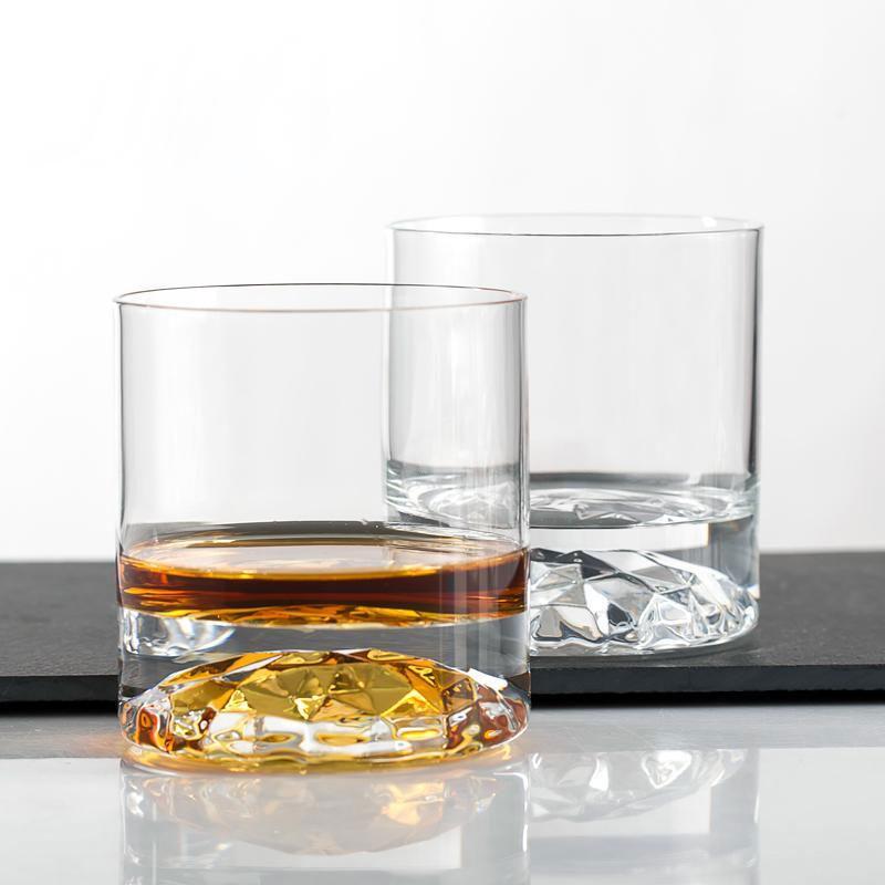 250ml Transparentes Glas Niedriges Glas Whisky Eisglas Dickbodig Verbrühschutz Bar Weinglas Tägliches Trinkglas Schluckglas Geschenk