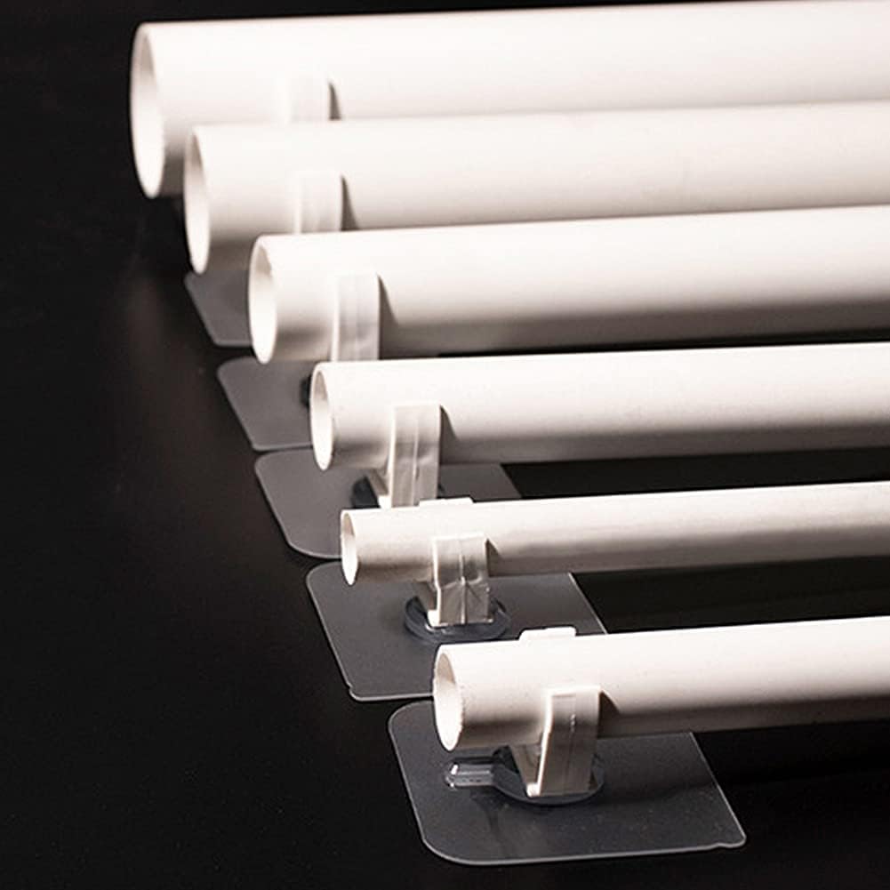 

Self-adhesive Pipe Clamp 16/20/25/32/40/50mm Tube Clip Connector Punch-free Garden Water Tube Holder Fixed Snap Fittings 2pcs 16mm