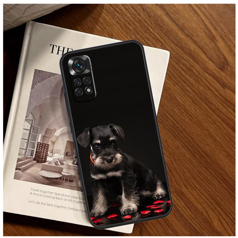 Schnauzer Puppy Dog Case For Xiaomi Redmi Note 11 10 9 12 13 14 15 Pro Plus Cover For Redmi 15 C 10C 13C 12C 14C