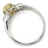 NON BRAND - Chrysoberyl Cat's Eye 2.24ct DiamondRing Ring Pt900/Chrysobell Cat's Eye #21(JP Size) Array