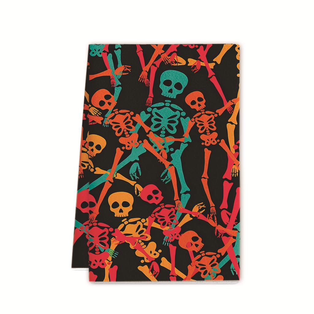 Halloween towel ornament gift microfiber printing kitchen towel special dish towel rag