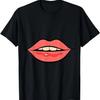 Ladies Lips Mouth Kiss T-Shirt
