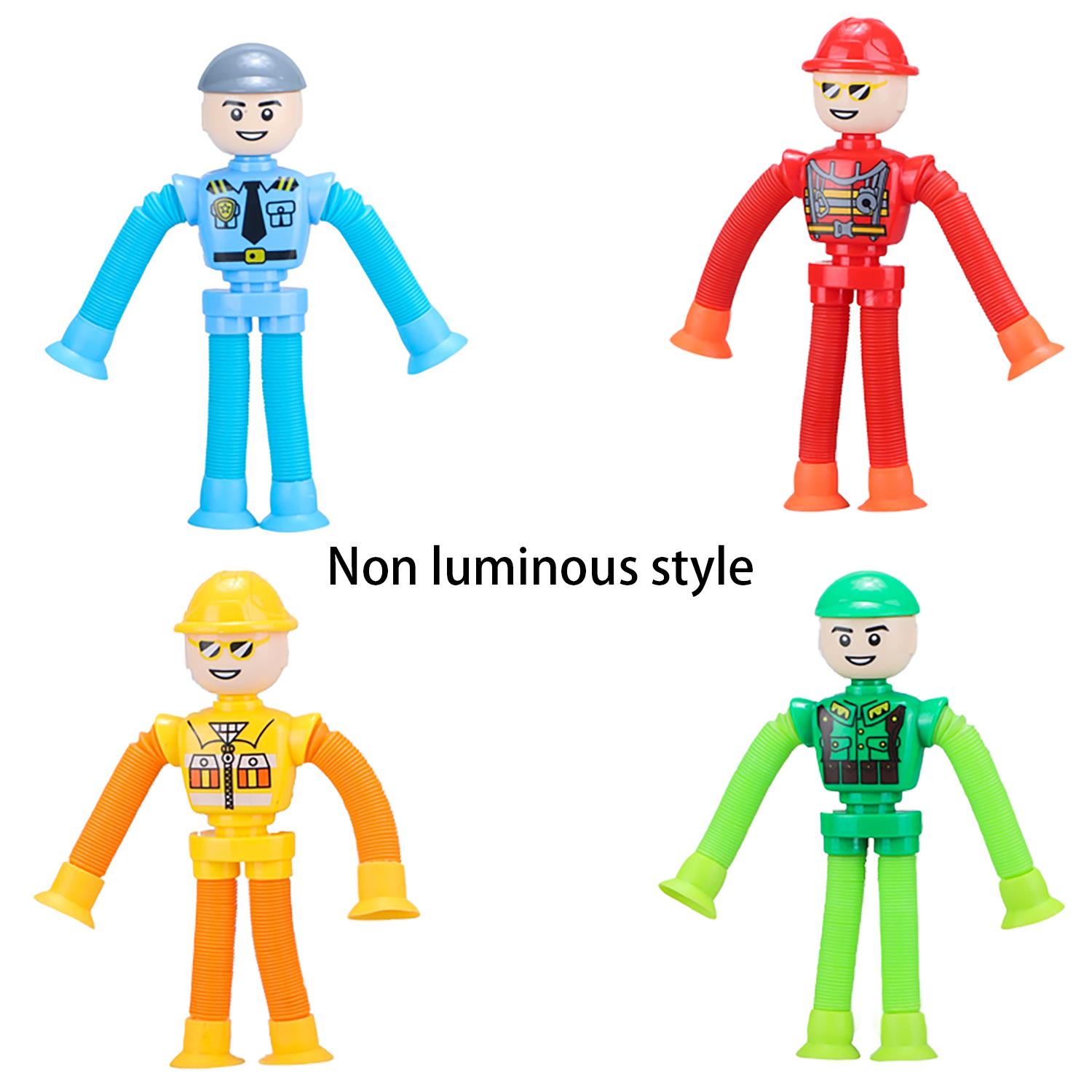 

Versatile Robot Telescopic Tube, Children S Game Stretching Animation Suction Cup Parent-Child Interactive Creative Decompressio Set