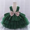 Baby Girls Princess Dress Toddler Birthday Wedding Lace Gown Formal Party Kids