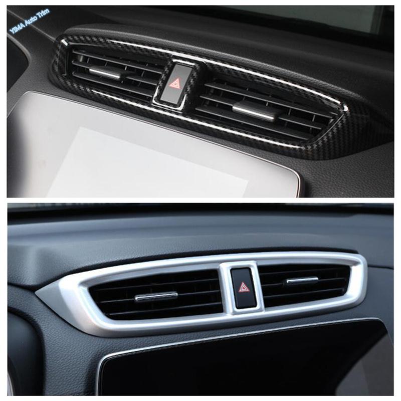 Car Styling ABS Interior Middle Air Vent Outlet Panel Cover Trim Frame Fit For Honda CR-V CRV 2017 2018 - Left Hand Drive