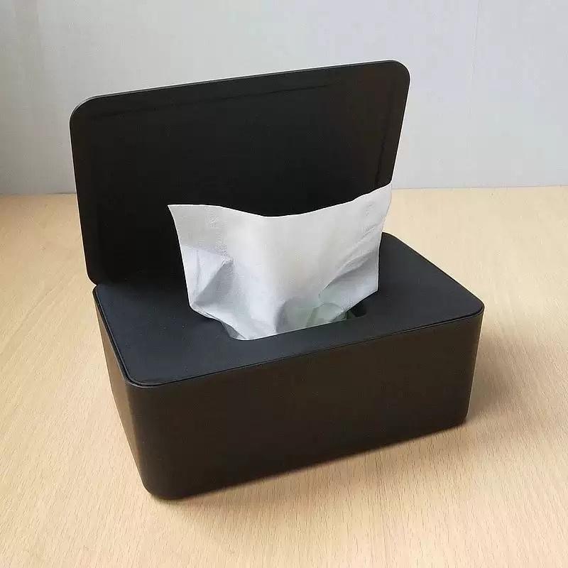

Wet Tissue Box Paper Dispenser Portable With Lid Tissue Storage Box Holder Dustproof Baby Car Organizer Napkin Durable Plastic