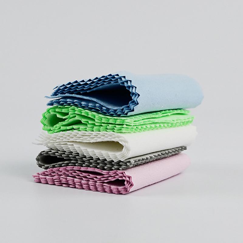 50Pcs Sterling Silver Polishing Cloth Silver Color Cleaning Cloths With Individually Package Soft Clean For Jewelry Tool