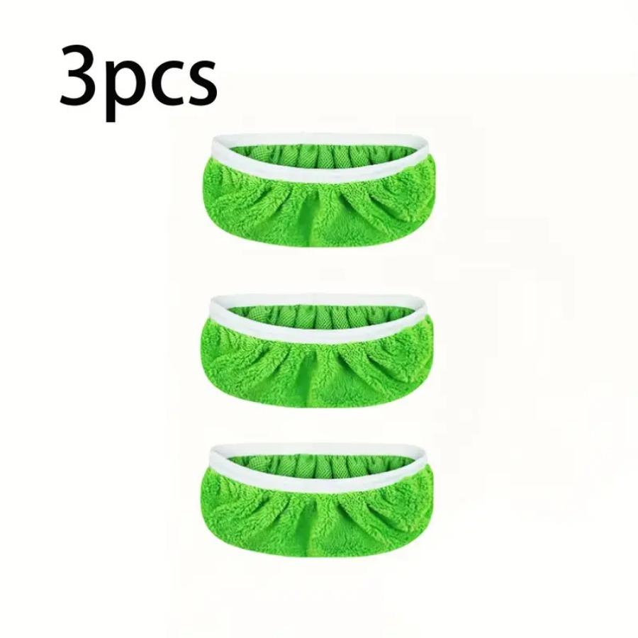 3 Piece Reusable Green/white/gray Mop Cloth Suitable for Sweeping Mops Dry and Wet Dual-use Multi Surface Floor Cleaning