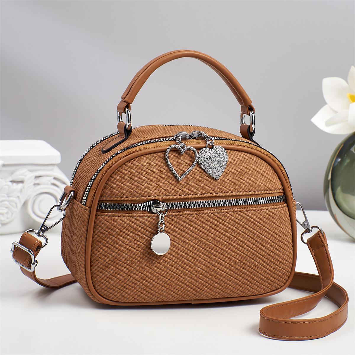 

Exquisite handbag 2025 women s new cloth pattern small bag texture casual shoulder oblique span bag 21*9*15 хаки