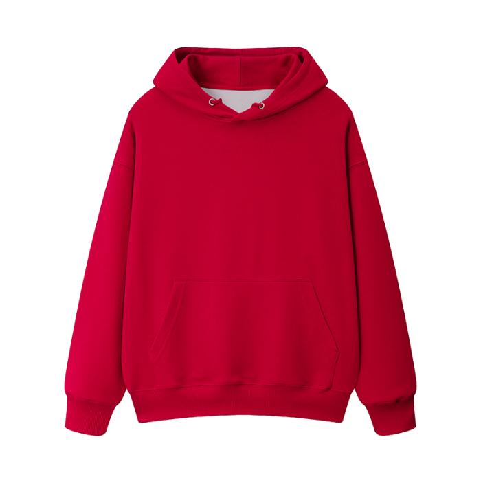 

Autumn 330g Cotton Thin Hooded Sweater Women s Casual Oversized Pullovers Couple Hoodie Women Sweatshirt Solid Youth Streetwear M