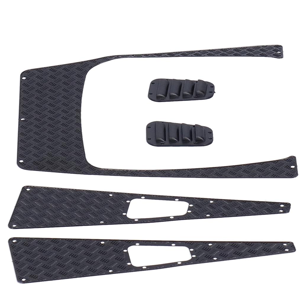 Stainless Steel Air Intake Grille Metal Intake Grille for Traxxas TRX‑4 TRX4 1 10 RC Car