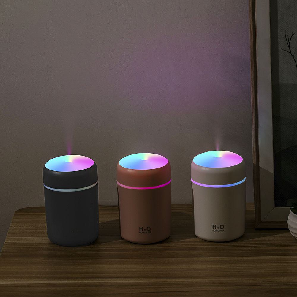 Colorful Cup Mini Desktop USB Car Humidifier - Large Capacity Silent Home Spray