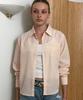 BITTERCELLS Standard Lauren Striped Shirt - Pink