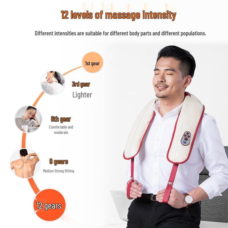 MZ Full Body Percussion Massage Shawl CN Plug (adapter Included)