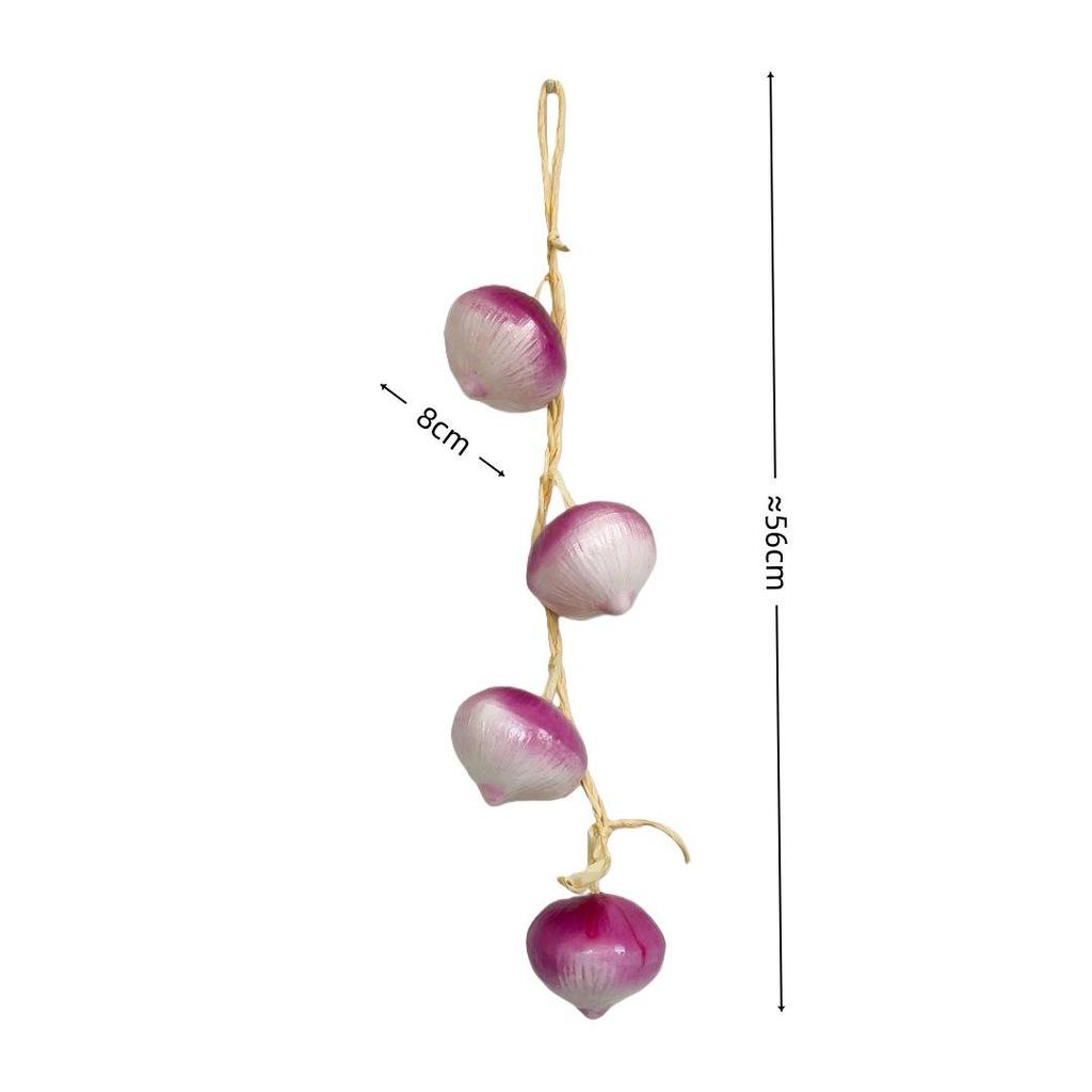 Realistic Hanging Vegetable String: Chili, Potato, Corn, Garlic, Peanut Props for Yard or Restaurant Decor