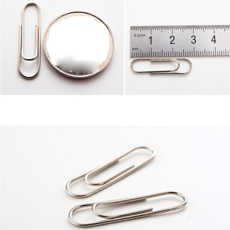 200 Pcs Office Paper Clips School Bookmark Memo Supplies Article Learning Paperclips With Reusable