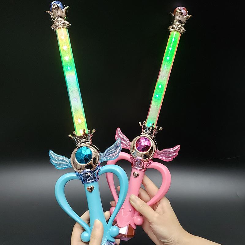 Lights Music Magic Sword Electric Sound Fairy Magic Wand Princess Flash Stick Girl Play House Toy
