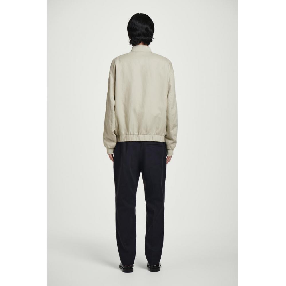 Cos Japan Linen Bomber Jacket