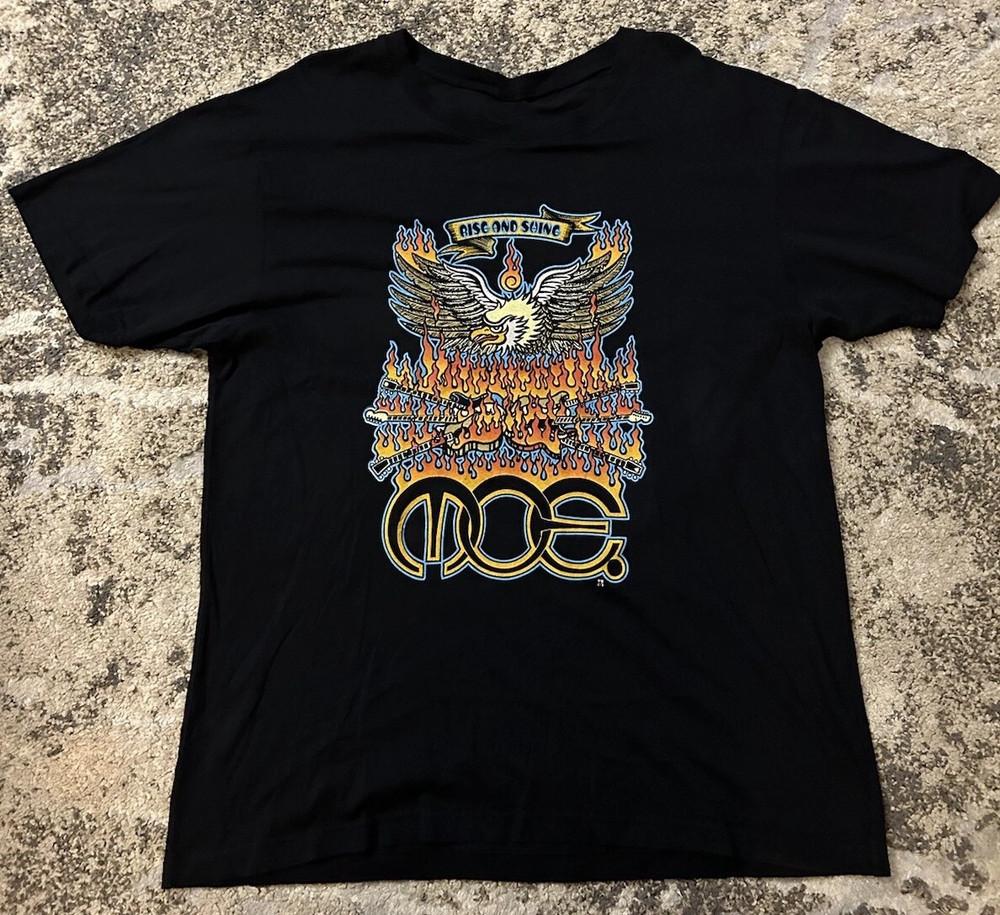 

Moe Rise And Shine Band Short Sleeve T Shirt Black All Size S5XL AM721 Unisex T-Shirt M