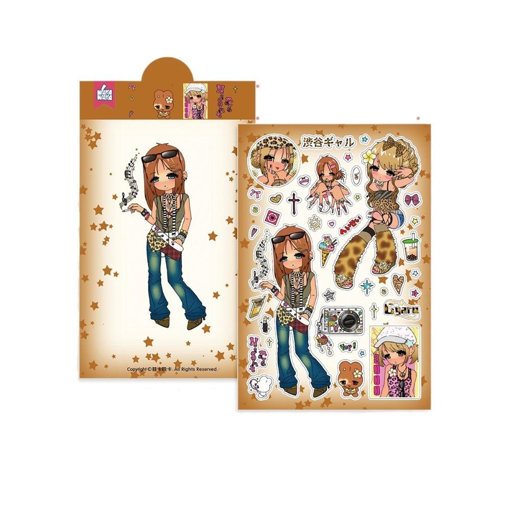 

Kawaii Scrapbooking Stickers Cute Phone Craft Stickers New Millennium Anime Story Stickers 4