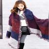 Scarf Women's Autumn and Winter New Woolen Scarf Shawl Dual Purpose Winter Warm Thickening Women's Shawl