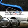 Car Dashboard Cover Non slip pad For Toyota Vitz Yaris Platz 1999 - 2005 Car Dash Mat Sun Shade Pad Anti-UV Cushion 2000 - 2004