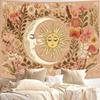 VIKAMA Vintage Böhmischer Stil Wandteppich Traumhaftes Reich Wandbehang Banner Geeignet zum Aufhängen in Schlafzimmern und Wohnzimmern