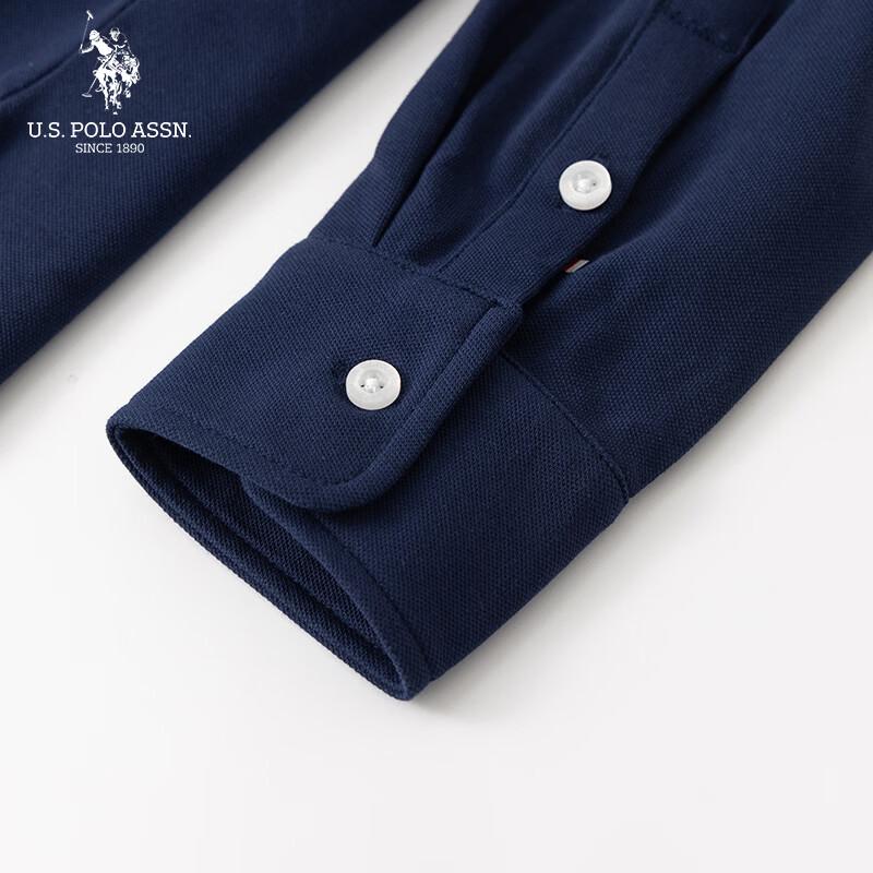 U.S. Polo Assn. Herren Langarm-Poloshirt