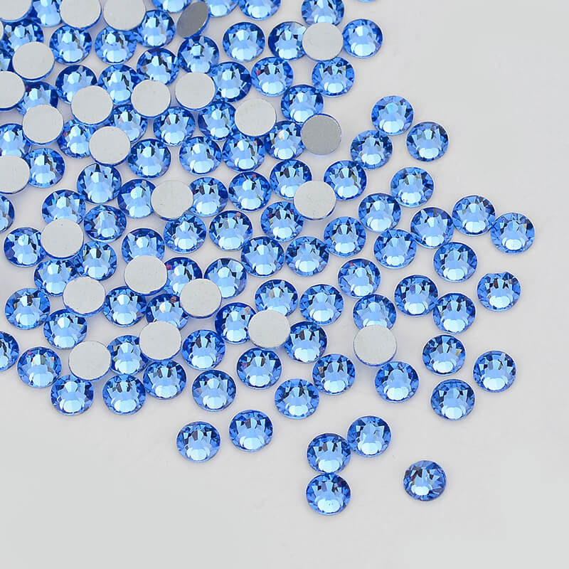 High Quality Non Hotfix Rhinestone Diamond Strass Flatback Glass Crystal Rhinestones Bulk for Cloth DIY Crafts