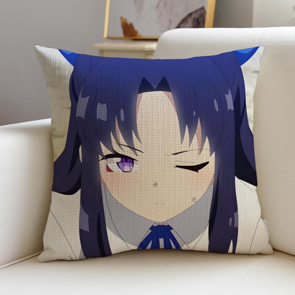 In Another World with My Smartphone Cushion Cover  skinfriendly linen pillowcase square removable and washable cushion