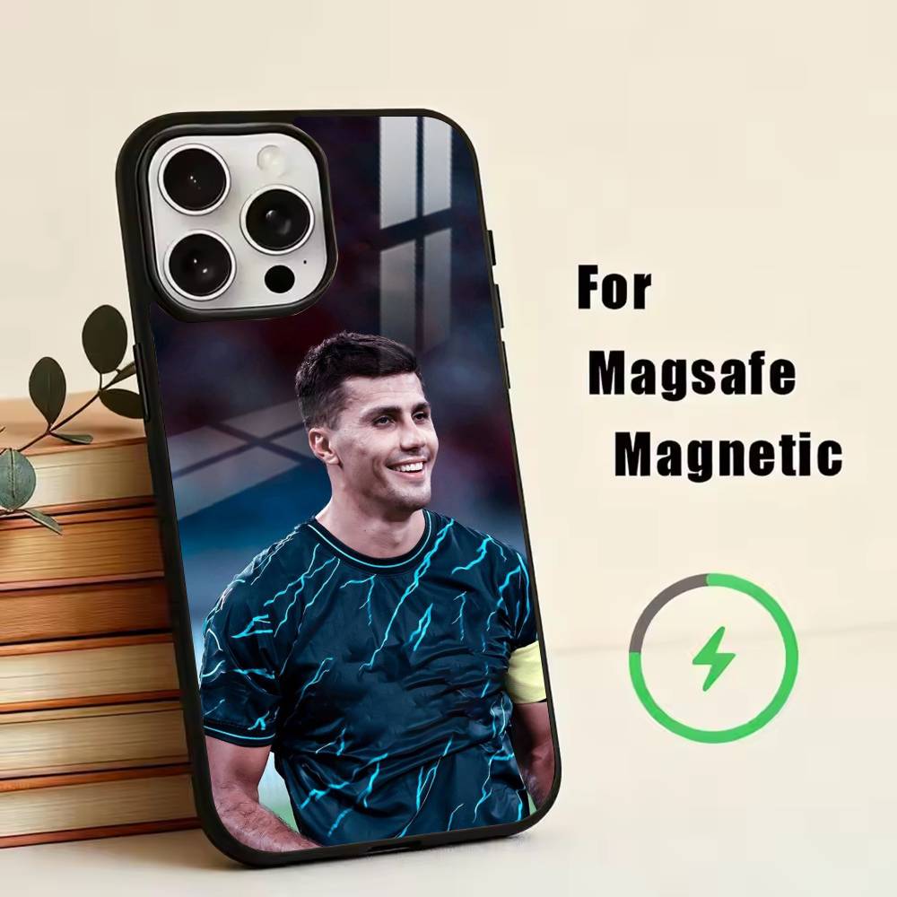 R-Rodrigo Handyhülle für iPhone 17, 16, 15, 14, 13, 12, 11 Plus, Pro Magnetisch mit Magsafe Kabelloses Laden