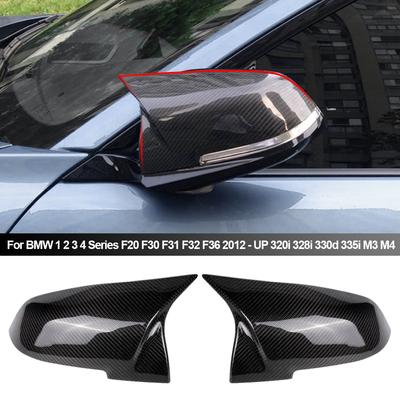 BMW için 1 2 3 4 X Serisi Dikiz Yan Ayna Kapağı F20 F21 F22 F23 F30 F32 F36 X1 E84 F87 M2 Karbon Fiber Desen
