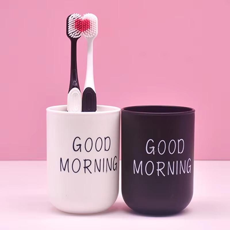 Portable Couple Toothbrush Washing Mouth Cups Plastic Home el Tooth Brush Holder Bathroom Accessories Mouthwash Storage Cups
