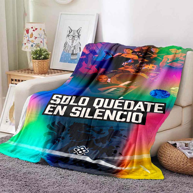 New 3D Printed Flannel Blanket Featuring R-RBD band/K-POP Style, Perfect for Home Use, Sofa Beds, or As a Birthday Gift.