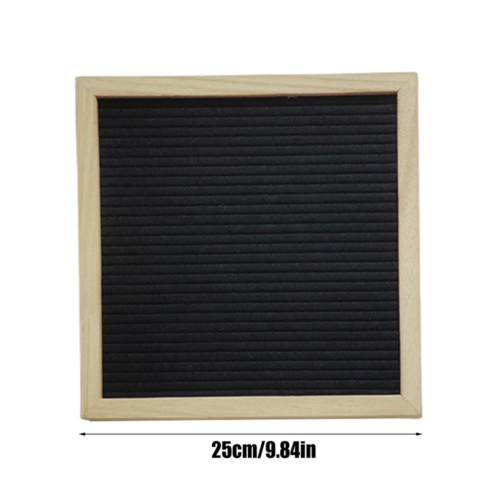 

Changeable Letter Boards Small Letter Board Rustic Felt Letterboard 9.84x9.84inch Billboard With Wooden Frame For Classroom чёрный