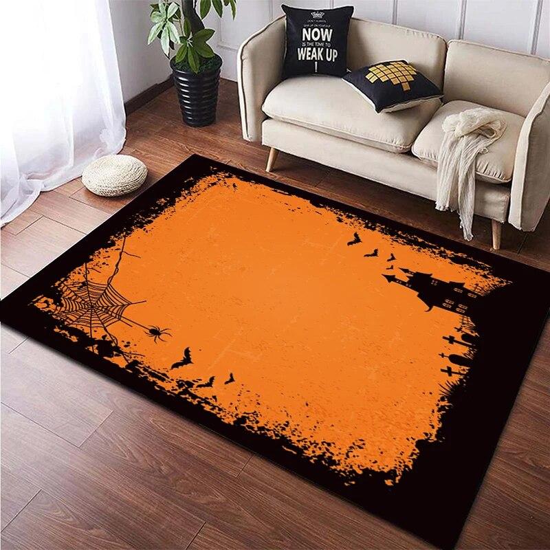 Halloween New Year Gift HD Printing Area Carpet, Living Room Sofa Decorative Carpet, Anti-skid Mat, Alfombras Direct Shipment