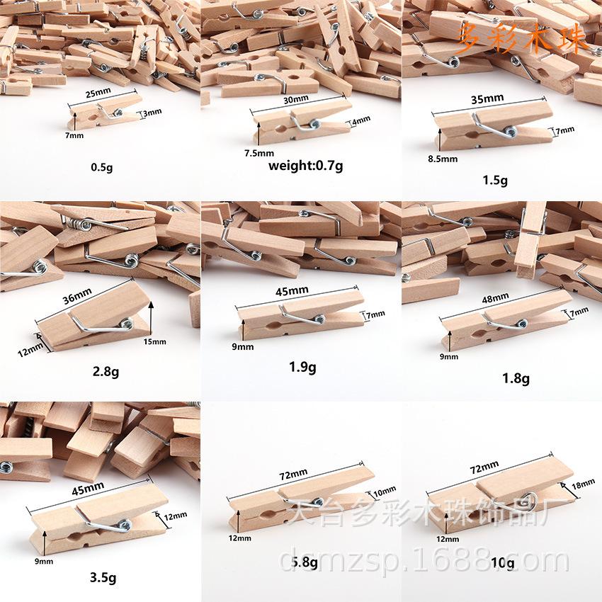 50pz Mini Mollette in Legno Pinze per Foto Carta Mollette Stendibiancheria Accessori Decorazione Casa Matrimonio Festa