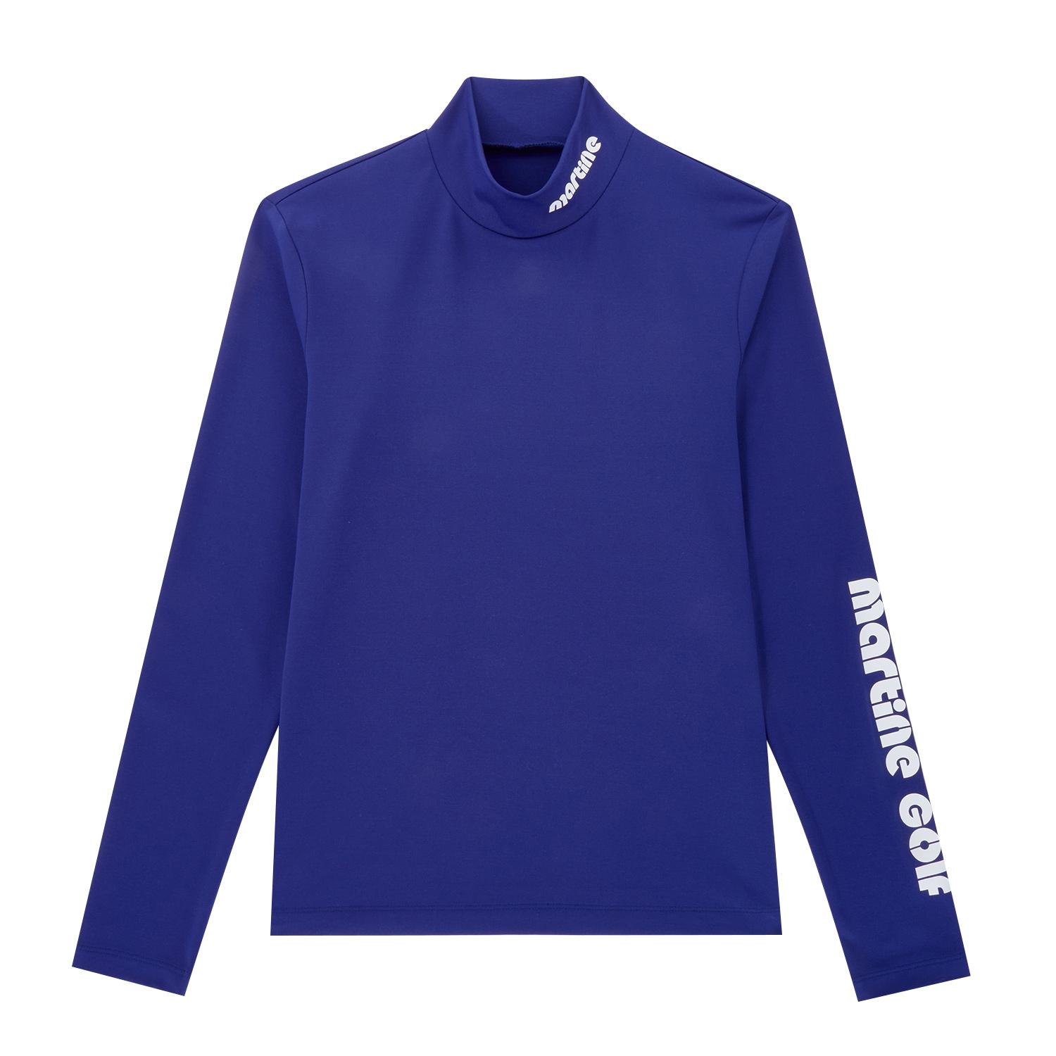 Martin Golf Stretch Mock Neck Shirts_D/Blue D/M