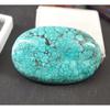 Natural Blue Turquoise Loose Gemstone 60 Ct Oval Cut for Jewelry Making and Gem Collections