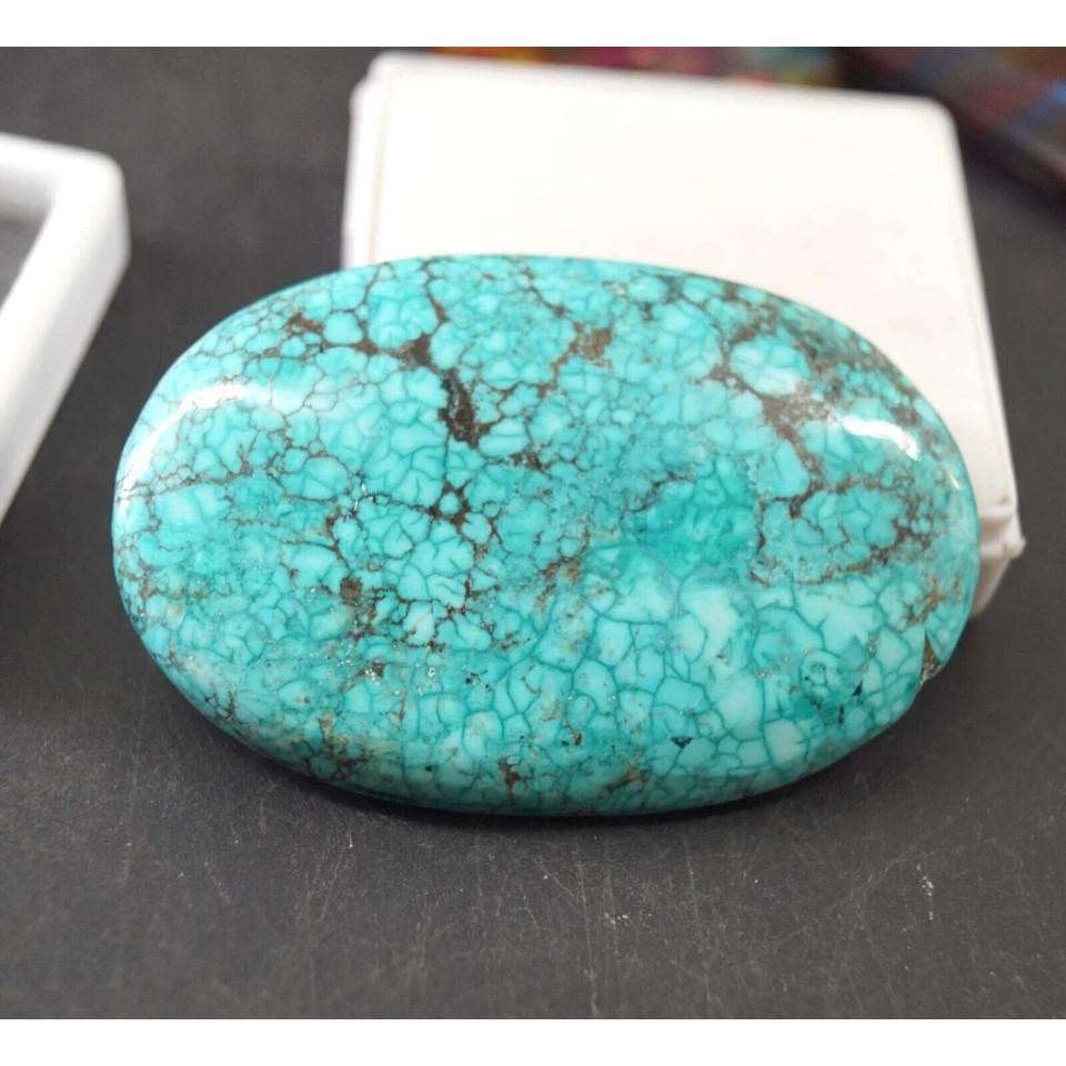 Dabīgs zils tirkīzs brīvs dārgakmens 60