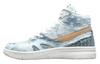 Deluxe Hi Slip Resistant Coverage Lightweight High Top Vintage Basketball Shoes Women's Mist Blue AGBR026-3